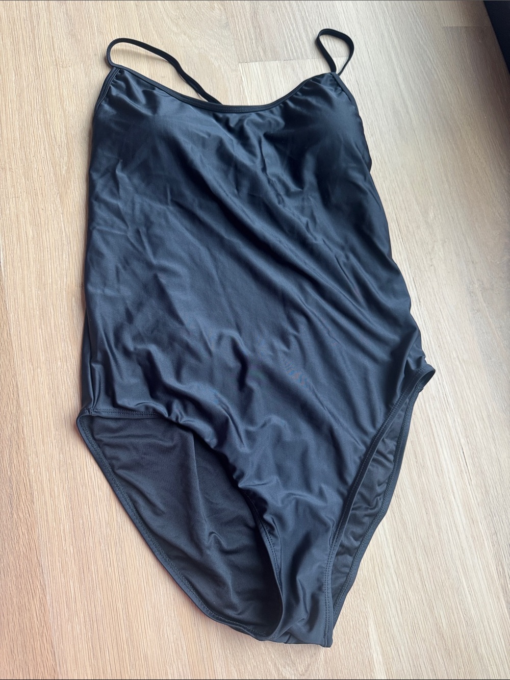 Marina West Black One-Piece Swimsuit - Sleek Everyday Swim